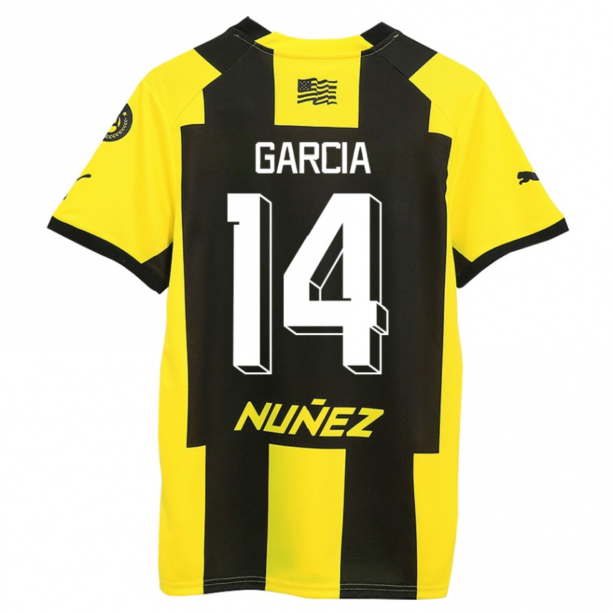 Niño Fútbol Camiseta Damián García #14 Amarillo Negro 1ª Equipación 2023/24 México