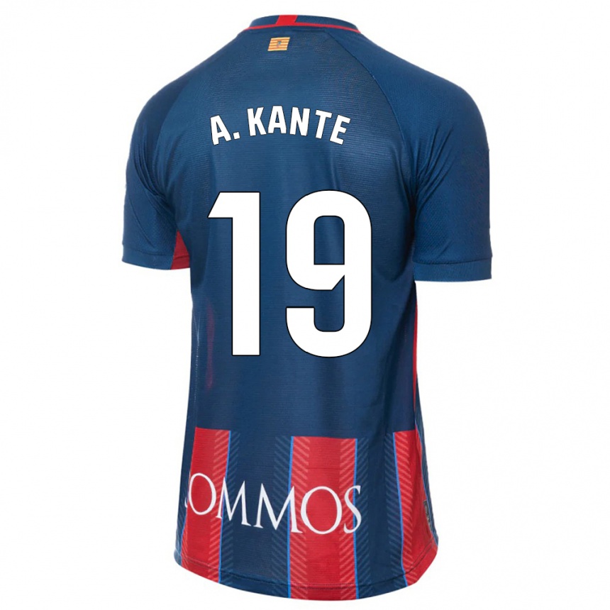 Niño Fútbol Camiseta Abou Kanté #19 Armada 1ª Equipación 2023/24 México