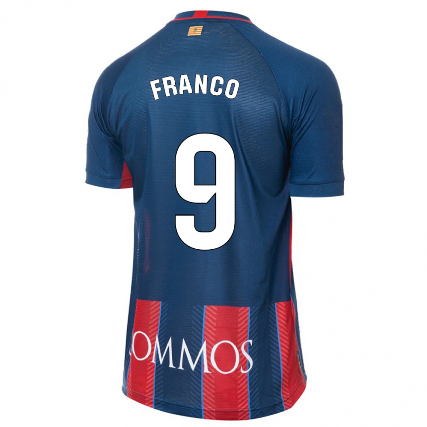 Niño Fútbol Camiseta Santi Franco #9 Armada 1ª Equipación 2023/24 México