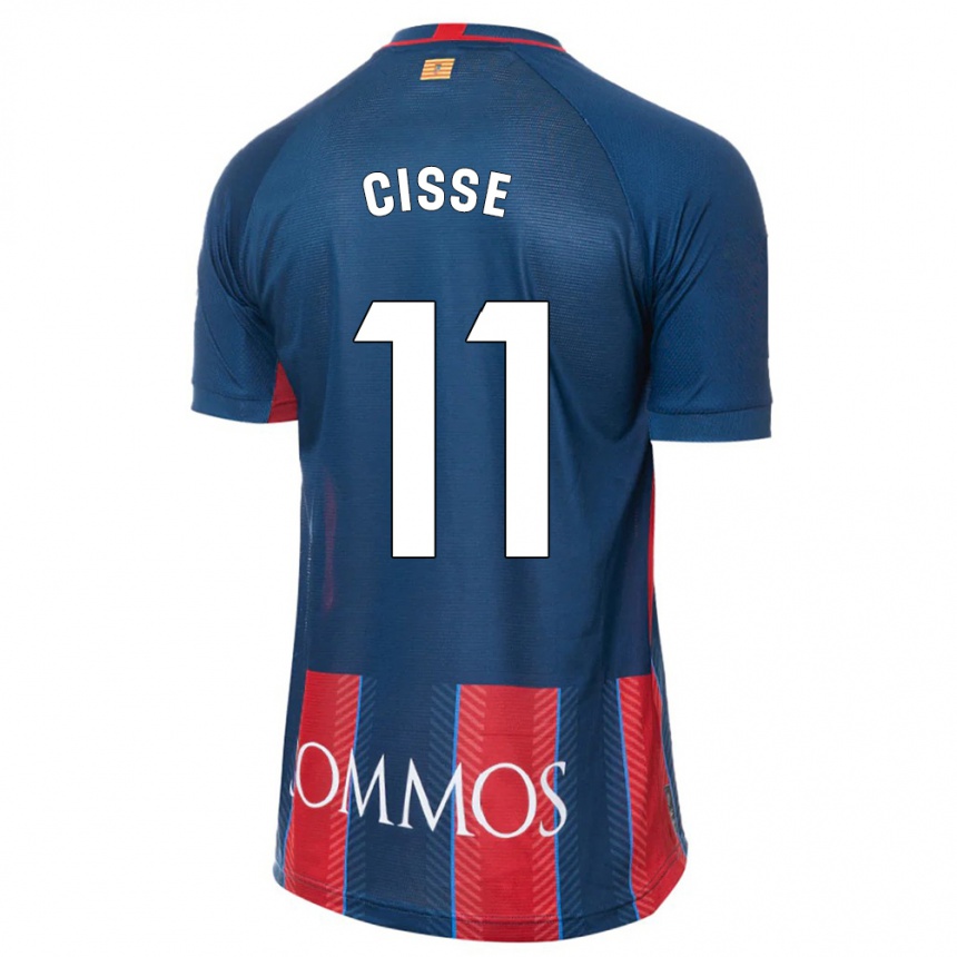 Niño Fútbol Camiseta Bakary Cissé #11 Armada 1ª Equipación 2023/24 México