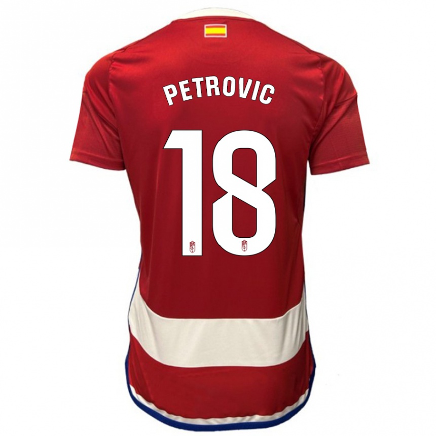 Niño Fútbol Camiseta Njegos Petrovic #18 Rojo 1ª Equipación 2023/24 México