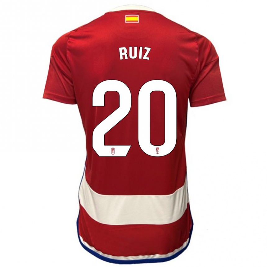 Niño Fútbol Camiseta Sergio Ruiz #20 Rojo 1ª Equipación 2023/24 México