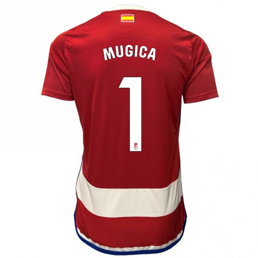 Niño Fútbol Camiseta Juan Múgica #1 Rojo 1ª Equipación 2023/24 México