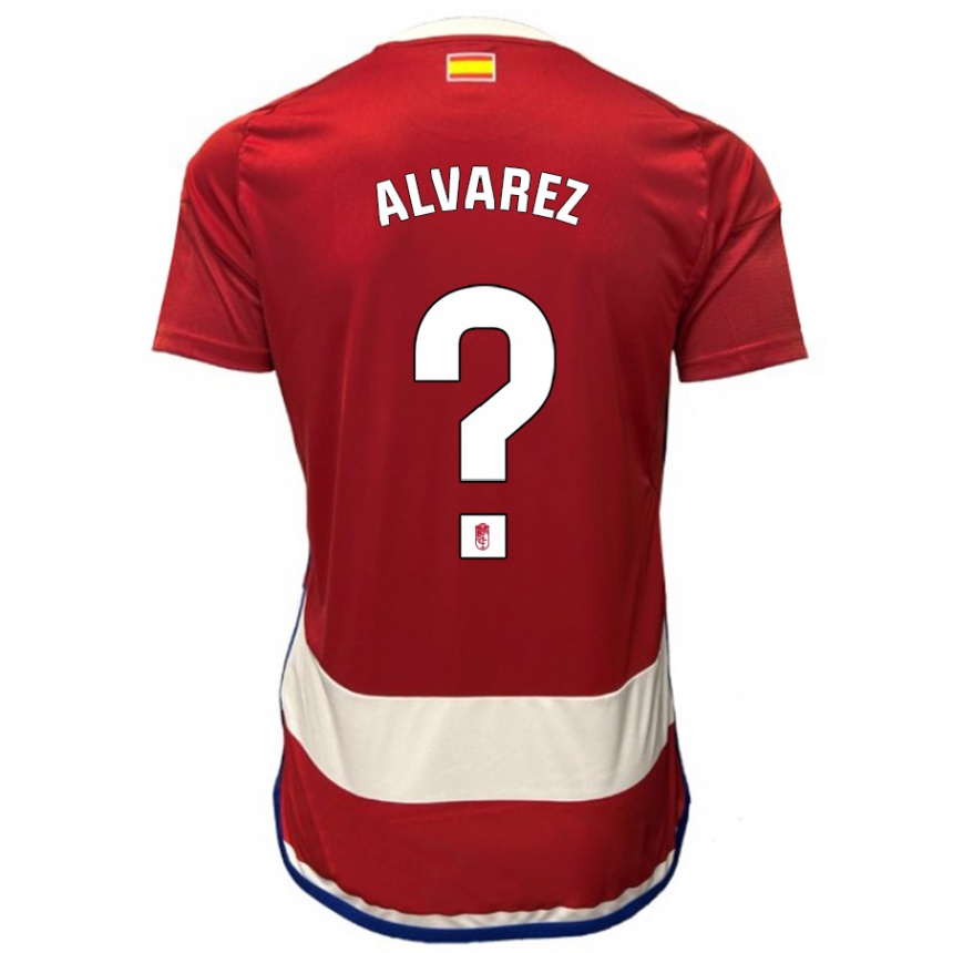 Niño Fútbol Camiseta Rubén Álvarez #0 Rojo 1ª Equipación 2023/24 México