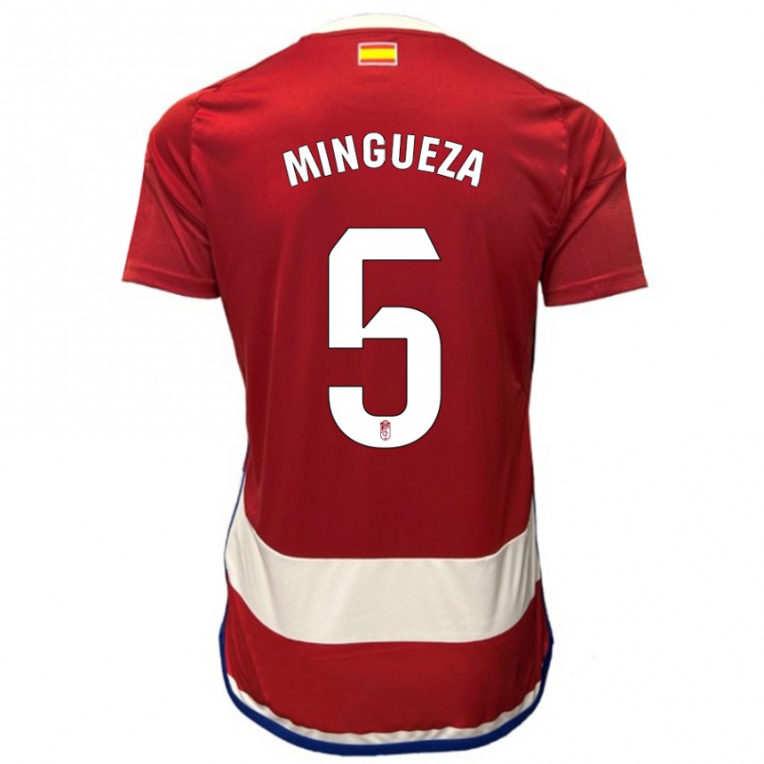 Niño Fútbol Camiseta Ariadna Mingueza #5 Rojo 1ª Equipación 2023/24 México