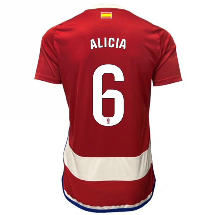 Niño Fútbol Camiseta Alicia #6 Rojo 1ª Equipación 2023/24 México