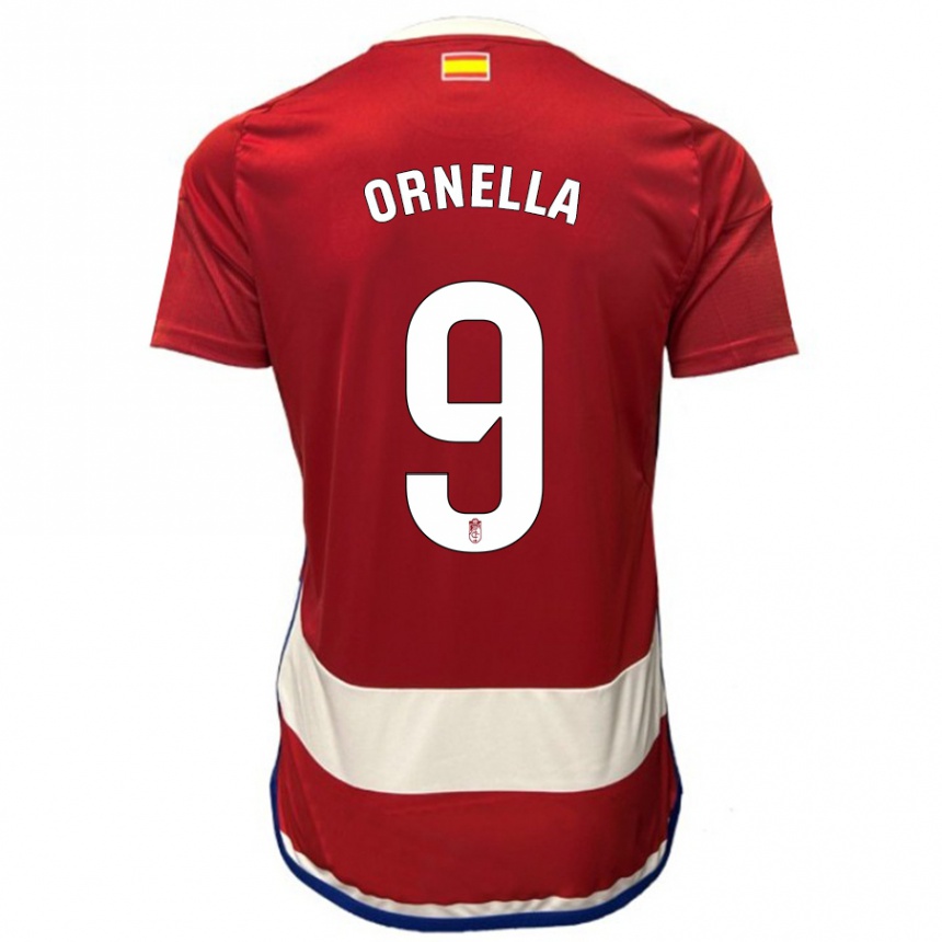 Niño Fútbol Camiseta Ornella María Vignola Cabot #9 Rojo 1ª Equipación 2023/24 México