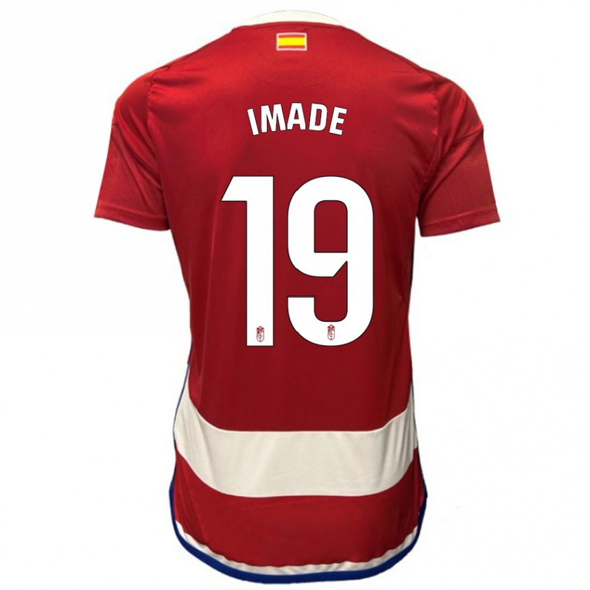 Niño Fútbol Camiseta Edna Imade #19 Rojo 1ª Equipación 2023/24 México