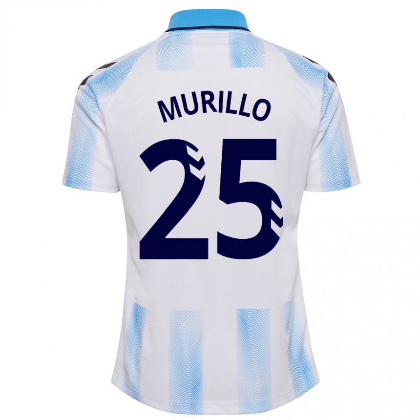 Niño Fútbol Camiseta Diego Murillo #25 Blanco Azul 1ª Equipación 2023/24 México