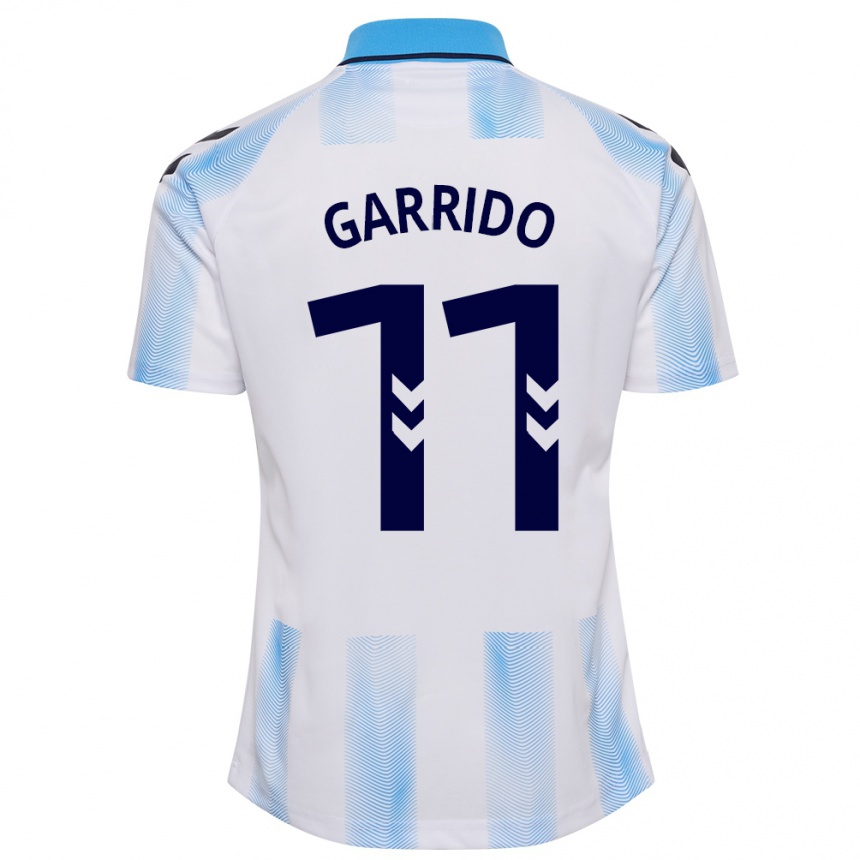 Niño Fútbol Camiseta Rafael Garrido #11 Blanco Azul 1ª Equipación 2023/24 México