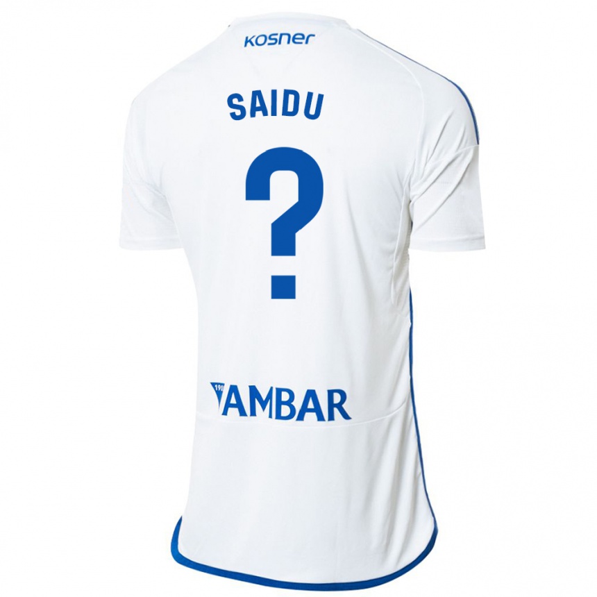 Niño Fútbol Camiseta Yussif Saidu #0 Blanco 1ª Equipación 2023/24 México