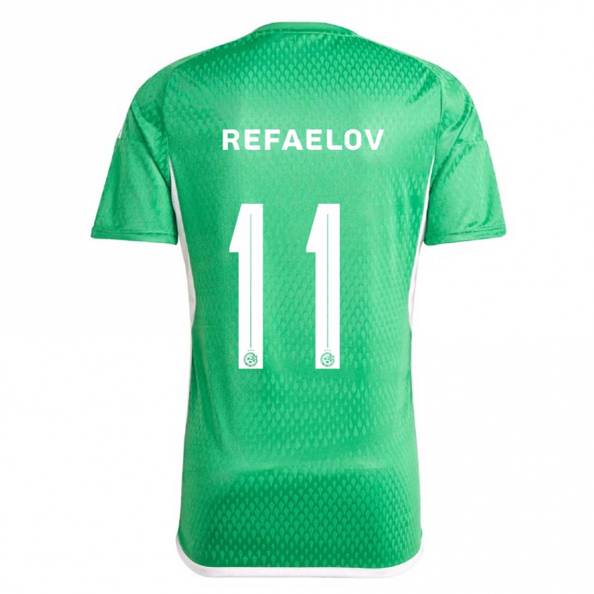 Niño Fútbol Camiseta Lior Refaelov #11 Blanco Azul 1ª Equipación 2023/24 México