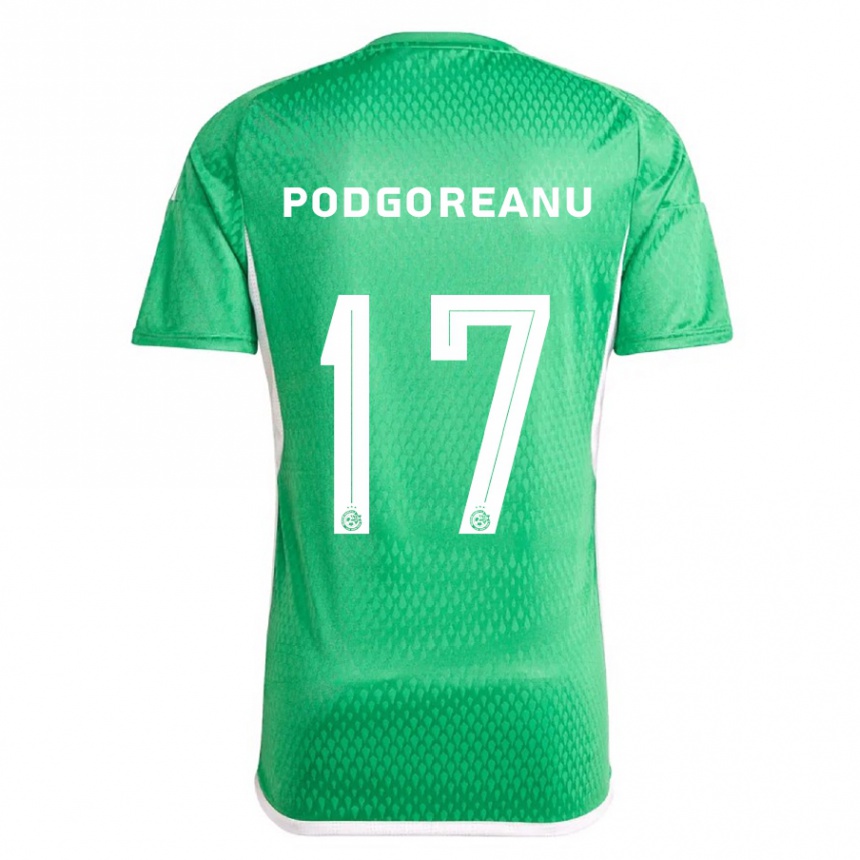 Niño Fútbol Camiseta Suf Podgoreanu #17 Blanco Azul 1ª Equipación 2023/24 México