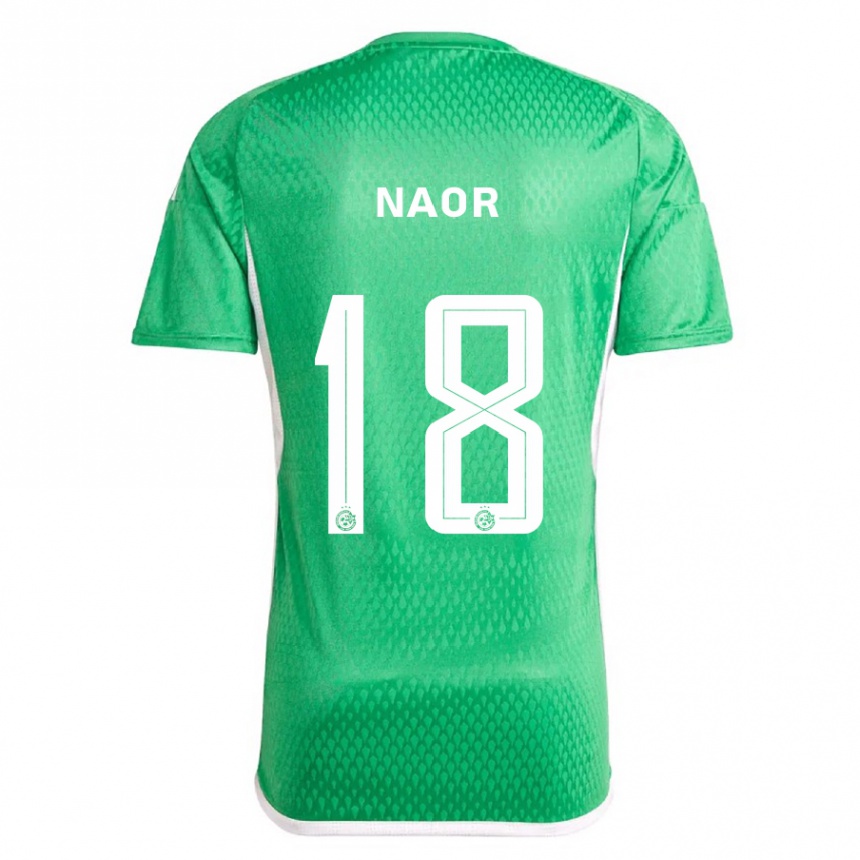 Niño Fútbol Camiseta Goni Naor #18 Blanco Azul 1ª Equipación 2023/24 México