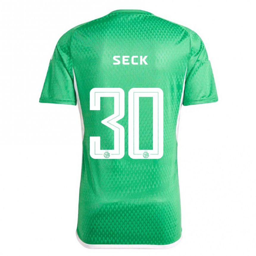 Niño Fútbol Camiseta Abdoulaye Seck #30 Blanco Azul 1ª Equipación 2023/24 México