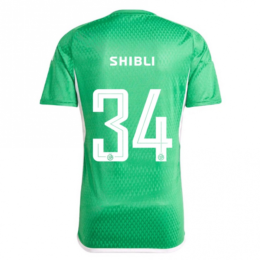 Niño Fútbol Camiseta Hamza Shibli #34 Blanco Azul 1ª Equipación 2023/24 México