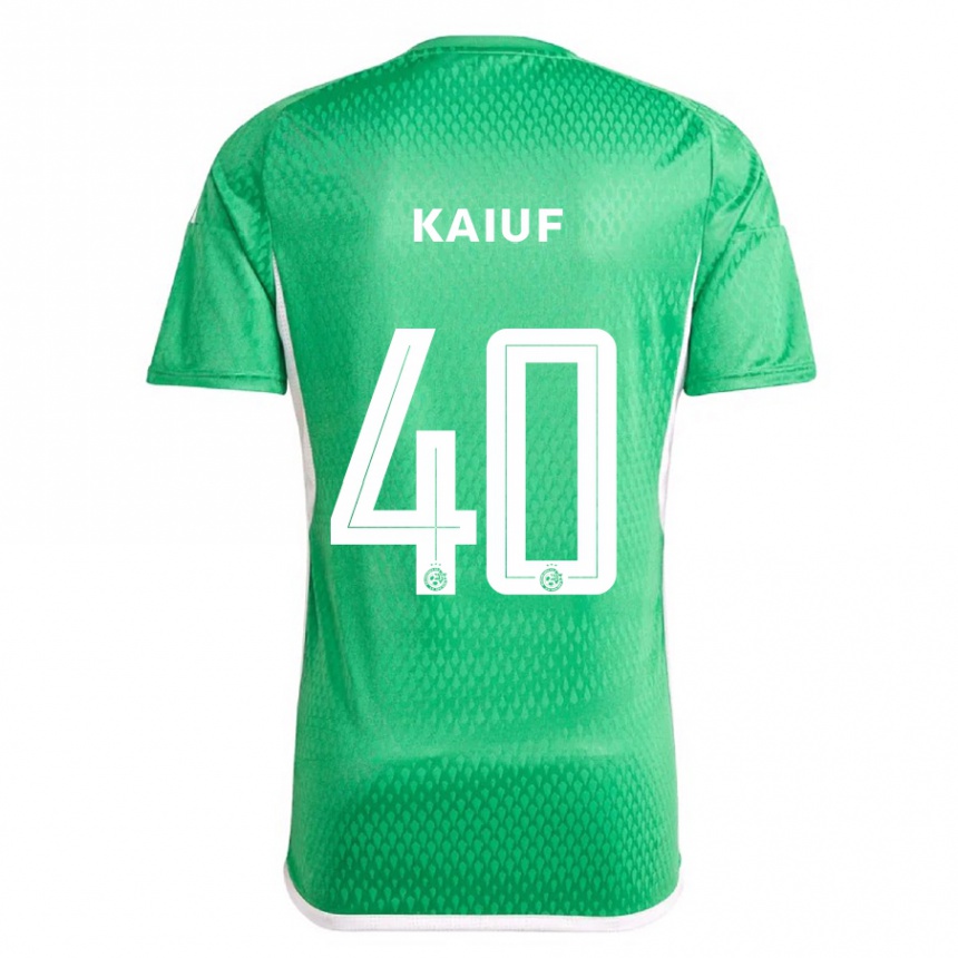 Niño Fútbol Camiseta Sharif Kaiuf #40 Blanco Azul 1ª Equipación 2023/24 México