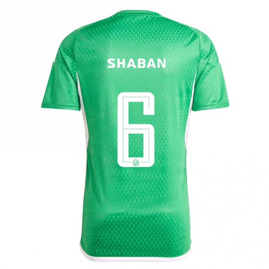 Niño Fútbol Camiseta Loay Shaban #6 Blanco Azul 1ª Equipación 2023/24 México