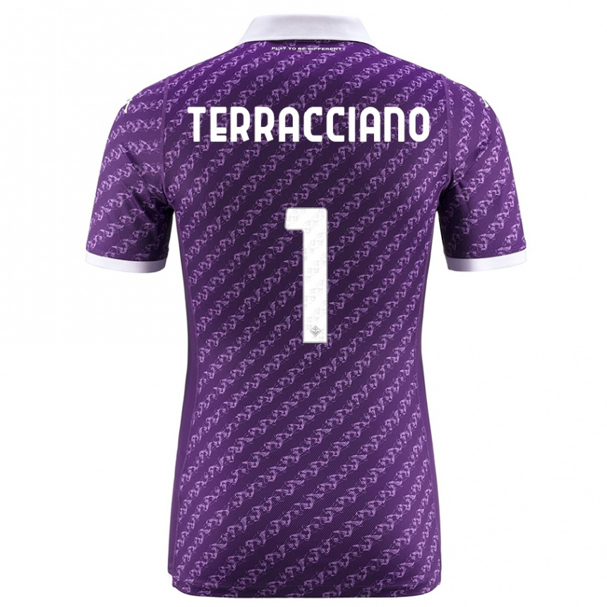 Niño Fútbol Camiseta Pietro Terracciano #1 Violeta 1ª Equipación 2023/24 México