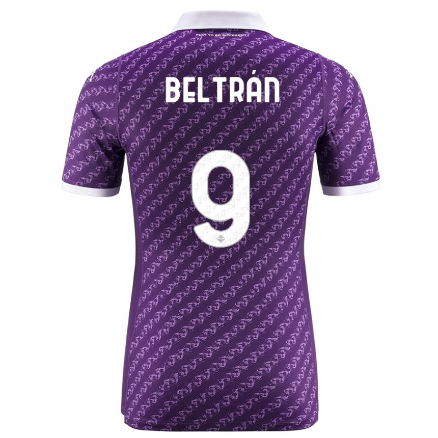 Niño Fútbol Camiseta Lucas Beltrán #9 Violeta 1ª Equipación 2023/24 México