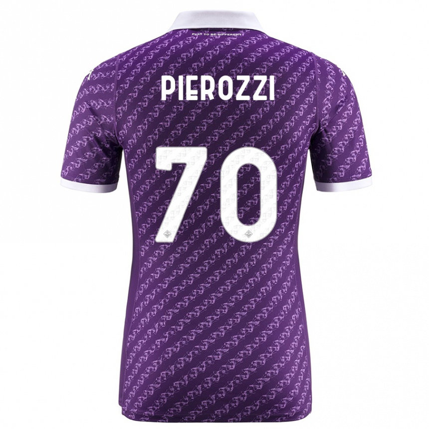 Niño Fútbol Camiseta Niccolò Pierozzi #70 Violeta 1ª Equipación 2023/24 México