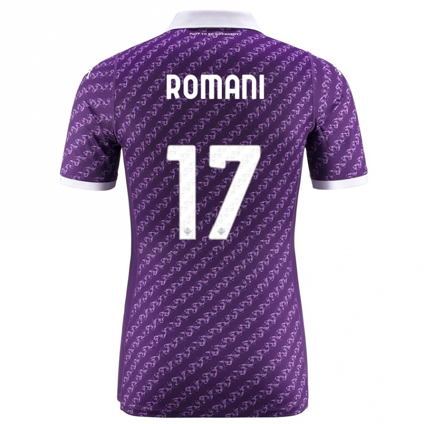 Niño Fútbol Camiseta Lorenzo Romani #17 Violeta 1ª Equipación 2023/24 México