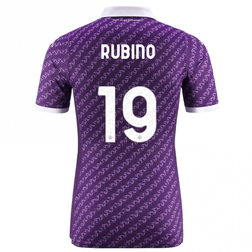 Niño Fútbol Camiseta Tommaso Rubino #19 Violeta 1ª Equipación 2023/24 México