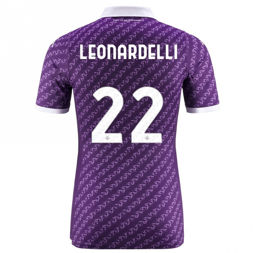 Niño Fútbol Camiseta Pietro Leonardelli #22 Violeta 1ª Equipación 2023/24 México