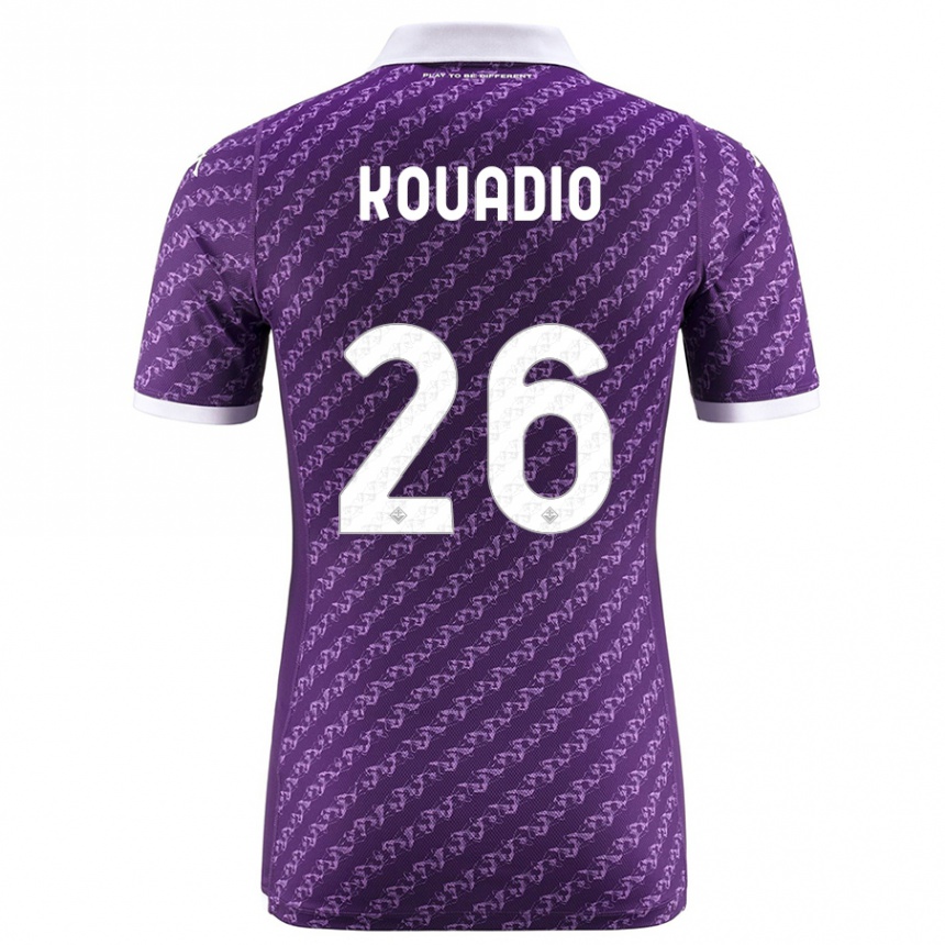 Niño Fútbol Camiseta Eddy Kouadio #26 Violeta 1ª Equipación 2023/24 México