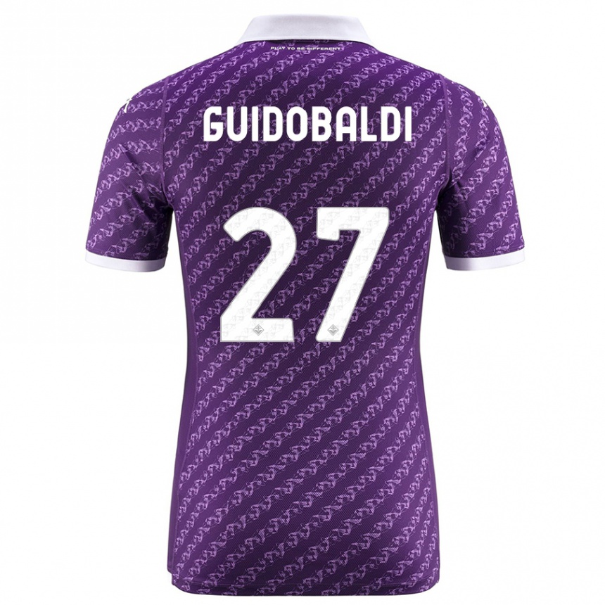 Niño Fútbol Camiseta Filippo Guidobaldi #27 Violeta 1ª Equipación 2023/24 México