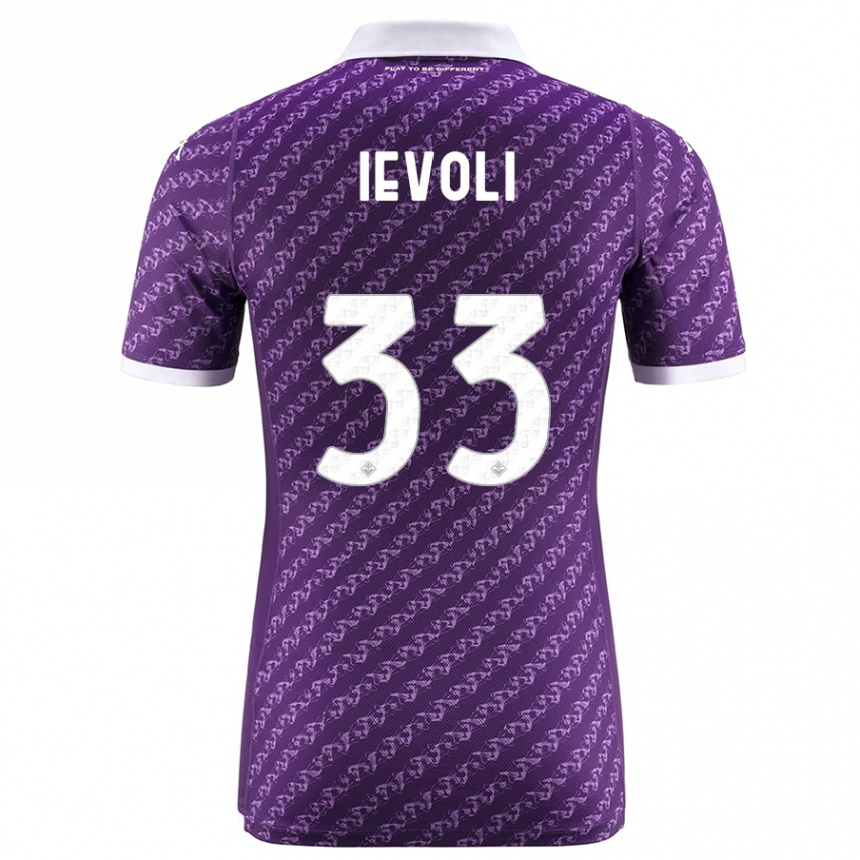 Niño Fútbol Camiseta Mattia Ievoli #33 Violeta 1ª Equipación 2023/24 México