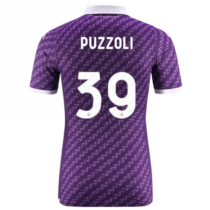 Niño Fútbol Camiseta Giorgio Puzzoli #39 Violeta 1ª Equipación 2023/24 México