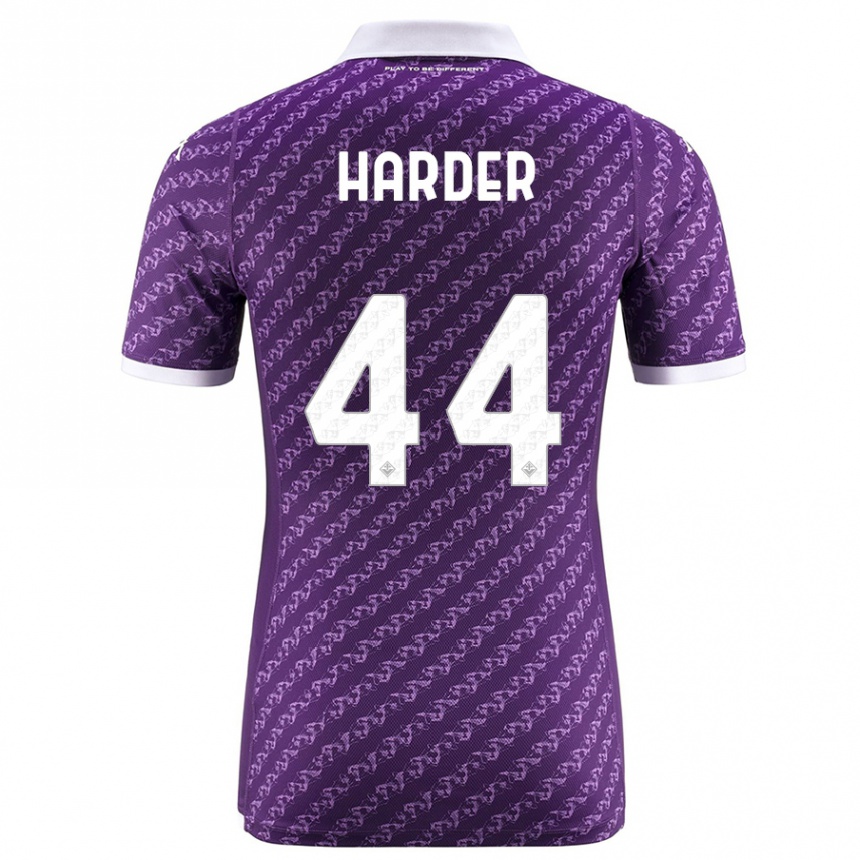 Niño Fútbol Camiseta Jonas Harder #44 Violeta 1ª Equipación 2023/24 México