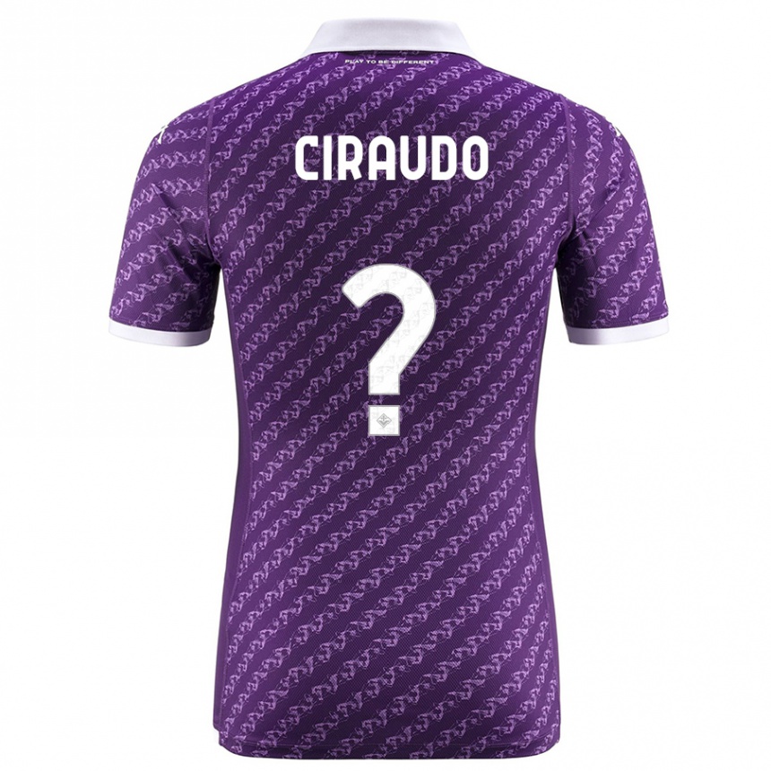 Niño Fútbol Camiseta Alessio Ciraudo #0 Violeta 1ª Equipación 2023/24 México