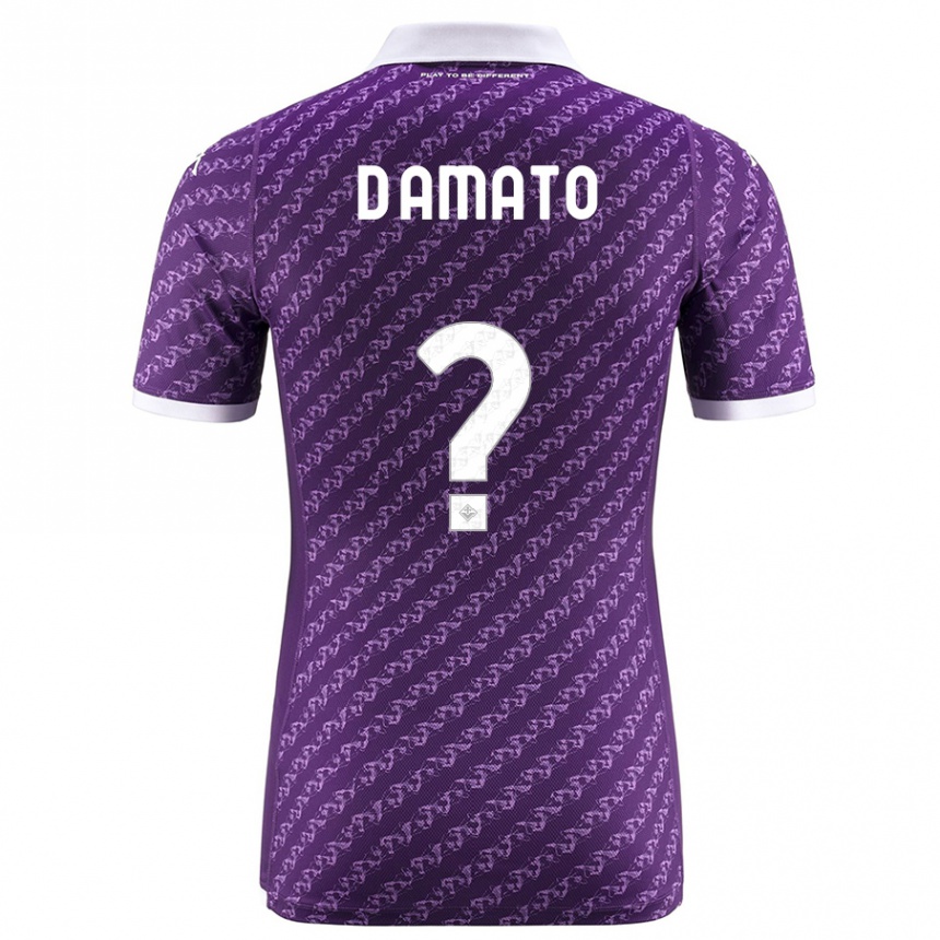 Niño Fútbol Camiseta Gabriele D'amato #0 Violeta 1ª Equipación 2023/24 México