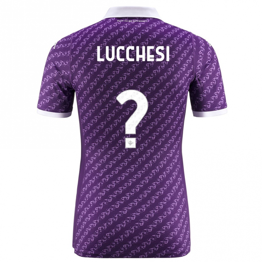 Niño Fútbol Camiseta Andrea Lucchesi #0 Violeta 1ª Equipación 2023/24 México