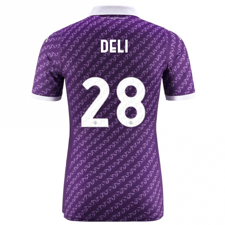 Niño Fútbol Camiseta Lapo Deli #28 Violeta 1ª Equipación 2023/24 México