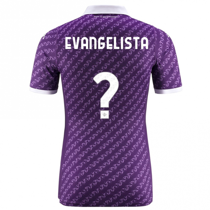 Niño Fútbol Camiseta Carlo Evangelista #0 Violeta 1ª Equipación 2023/24 México