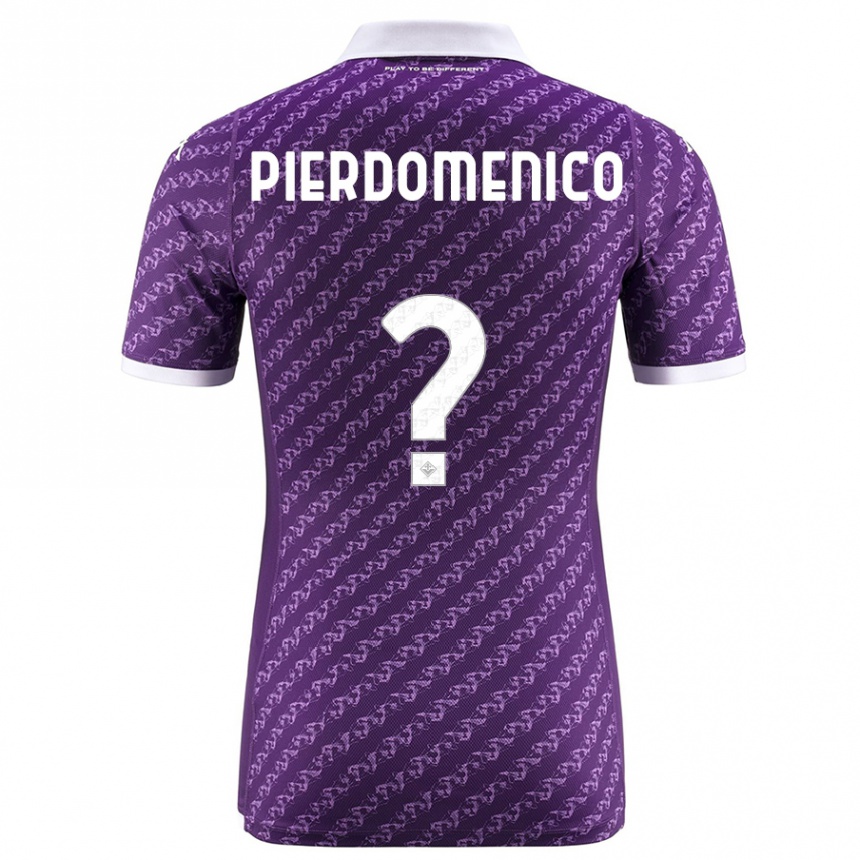 Niño Fútbol Camiseta Jacopo Di Pierdomenico #0 Violeta 1ª Equipación 2023/24 México