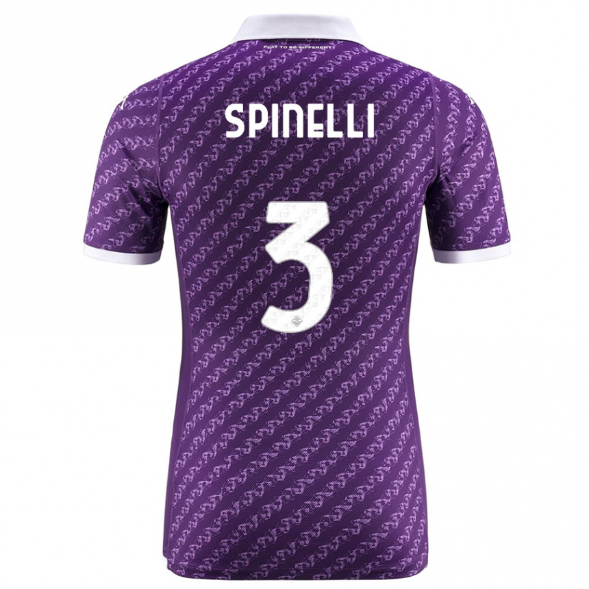 Niño Fútbol Camiseta Giorgia Spinelli #3 Violeta 1ª Equipación 2023/24 México