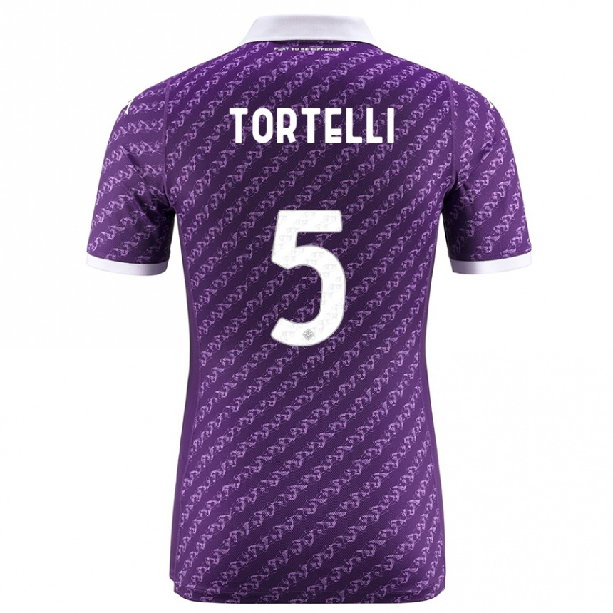 Niño Fútbol Camiseta Alice Tortelli #5 Violeta 1ª Equipación 2023/24 México