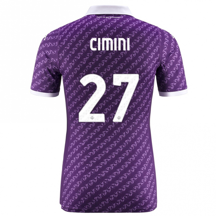 Niño Fútbol Camiseta Linda Tucceri Cimini #27 Violeta 1ª Equipación 2023/24 México