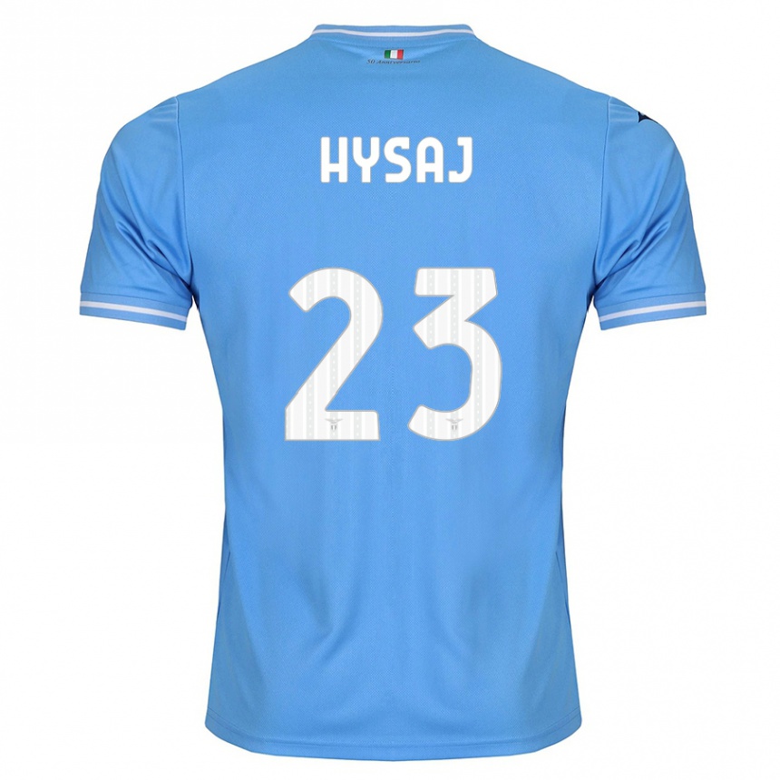 Niño Fútbol Camiseta Elseid Hysaj #23 Azul 1ª Equipación 2023/24 México