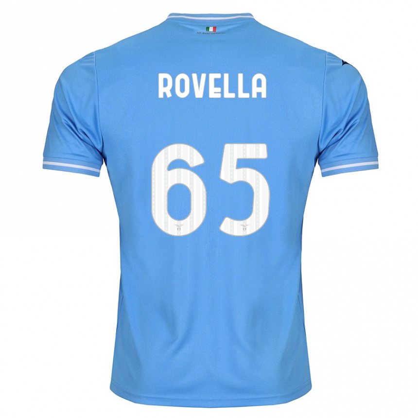 Niño Fútbol Camiseta Nicolo Rovella #65 Azul 1ª Equipación 2023/24 México