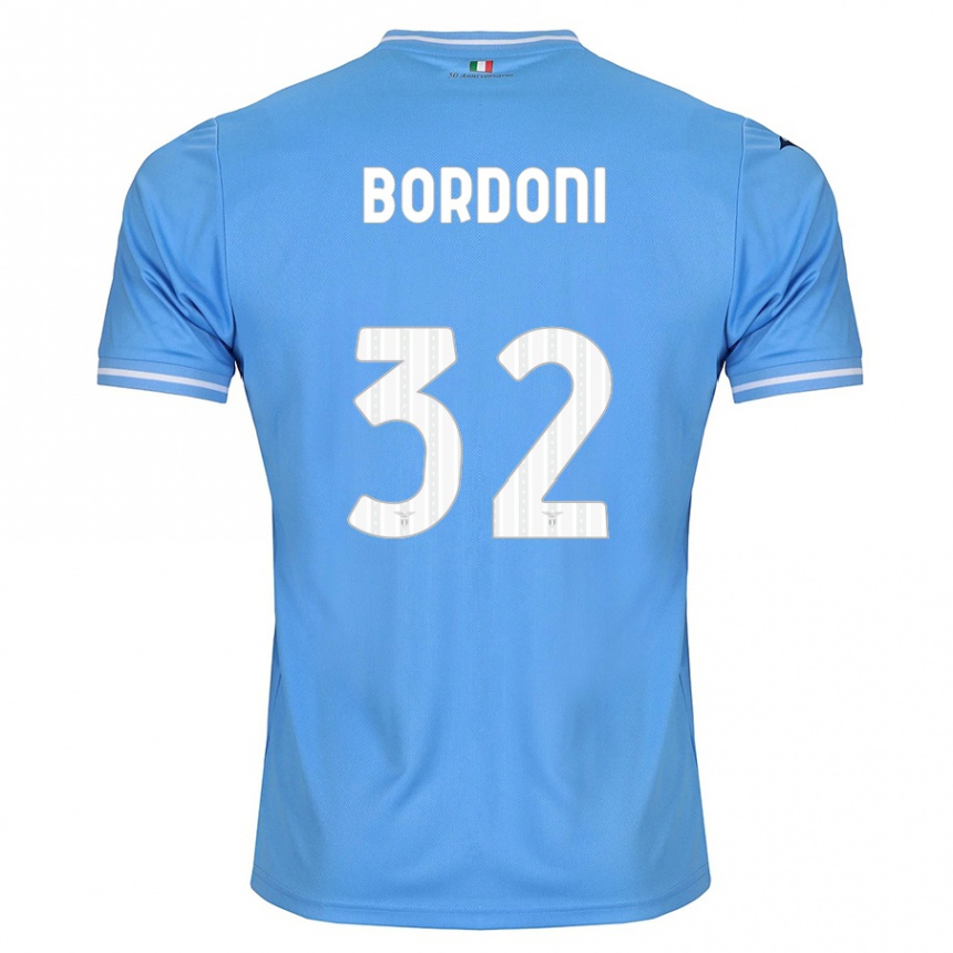 Niño Fútbol Camiseta Tommaso Bordoni #32 Azul 1ª Equipación 2023/24 México