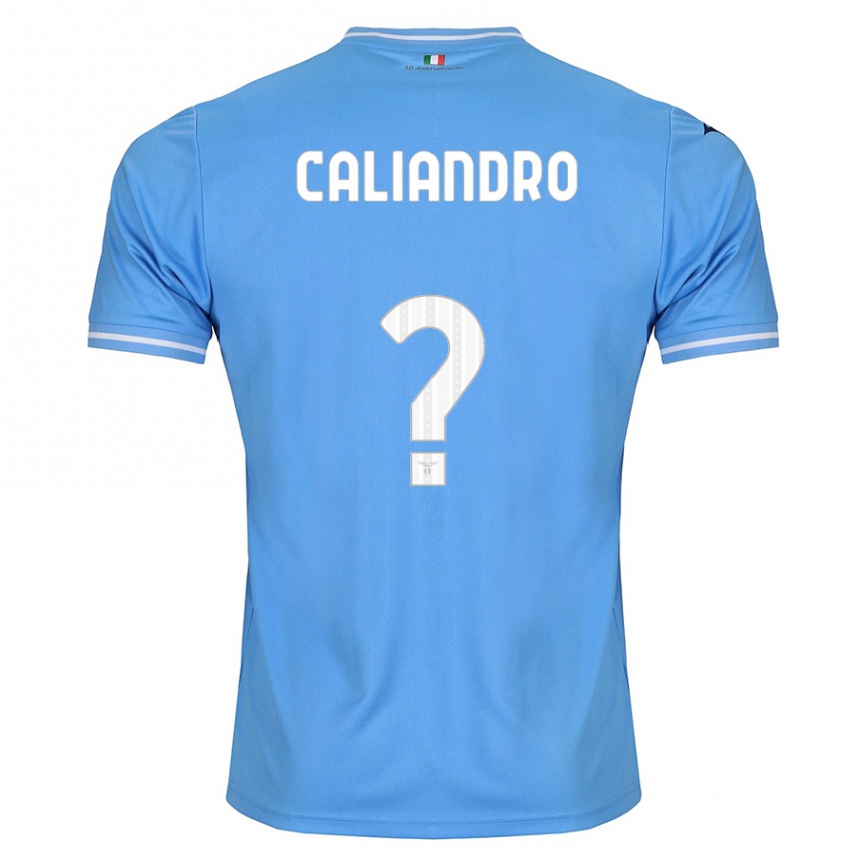 Niño Fútbol Camiseta Stanislao Caliandro #0 Azul 1ª Equipación 2023/24 México