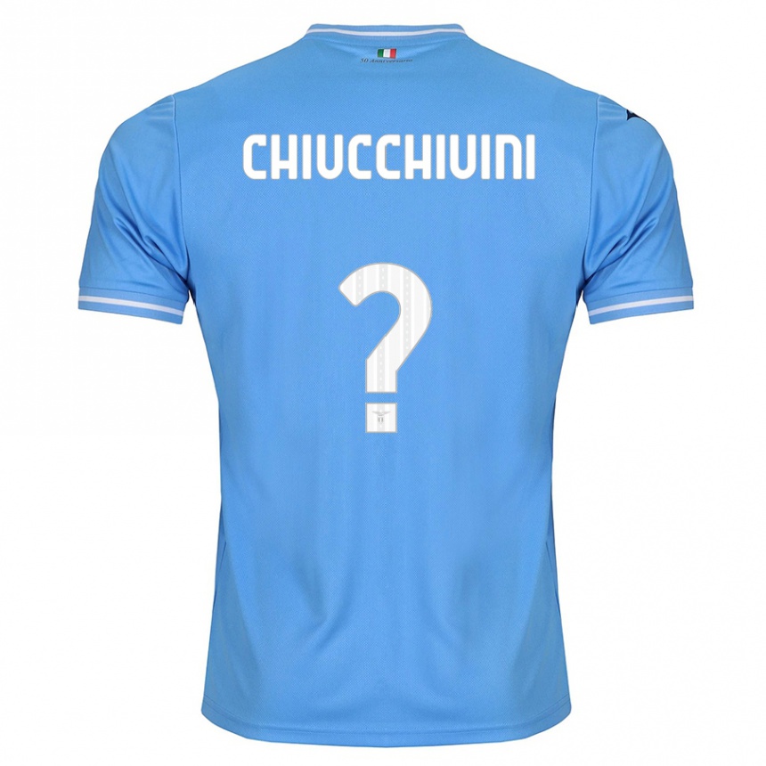 Niño Fútbol Camiseta Lorenzo Chiucchiuini #0 Azul 1ª Equipación 2023/24 México