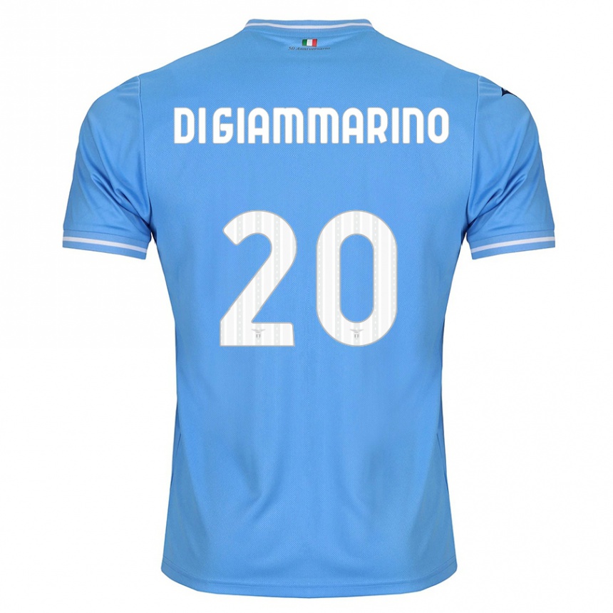 Niño Fútbol Camiseta Virginia Di Giammarino #20 Azul 1ª Equipación 2023/24 México