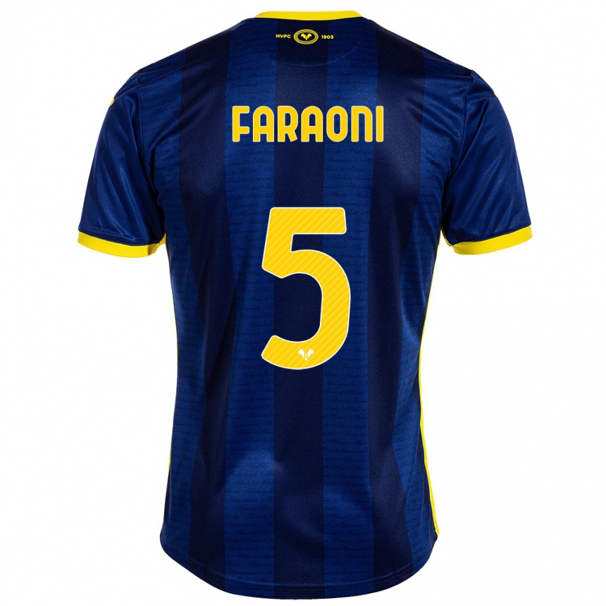 Niño Fútbol Camiseta Davide Faraoni #5 Armada 1ª Equipación 2023/24 México