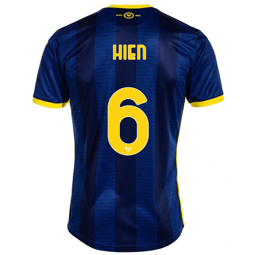 Niño Fútbol Camiseta Isak Hien #6 Armada 1ª Equipación 2023/24 México